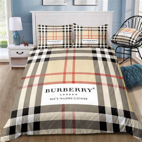 burberry design bed sheets|Burberry duvet cover.